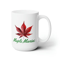 Thumbnail for Maple Leaf Maple Maniac Ceramic Mug 15oz - Maple Ridge Nursery