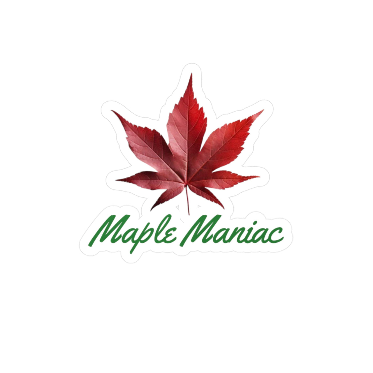 Maple Maniac Vinyl Decal - Maple Ridge Nursery