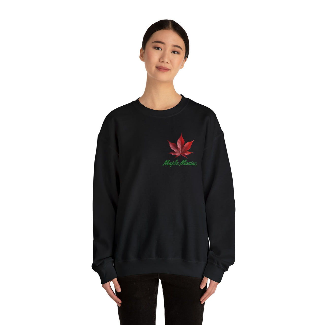 Maple Ridge Nursery/Maple Maniac Crewneck Sweatshirt - Maple Ridge Nursery