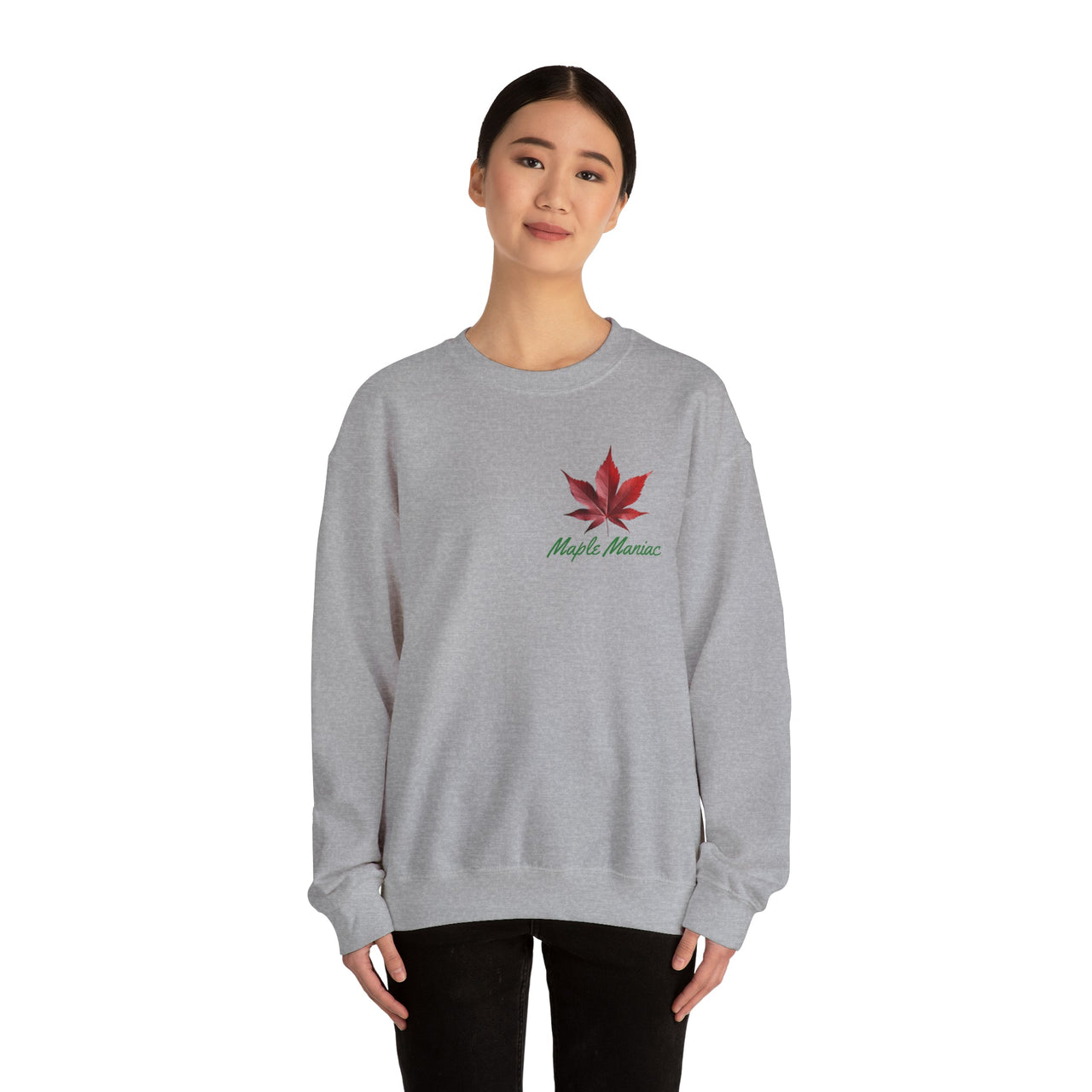 Maple Ridge Nursery/Maple Maniac Crewneck Sweatshirt - Maple Ridge Nursery