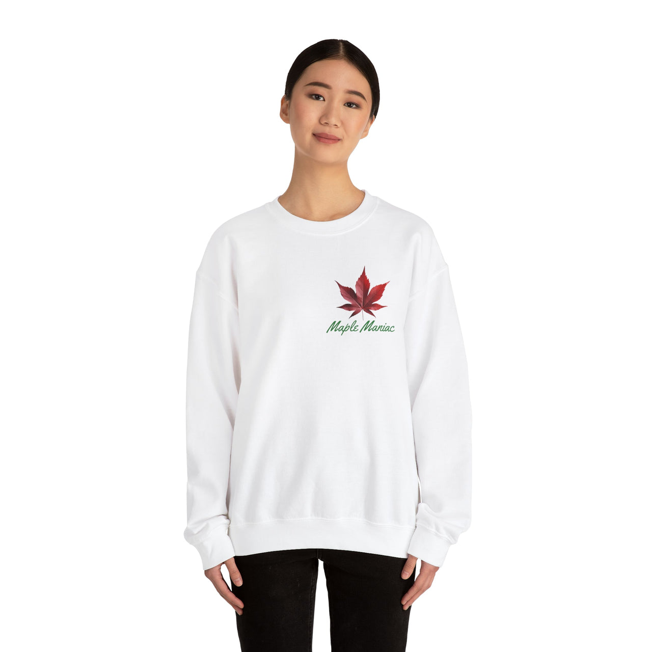 Maple Ridge Nursery/Maple Maniac Crewneck Sweatshirt - Maple Ridge Nursery