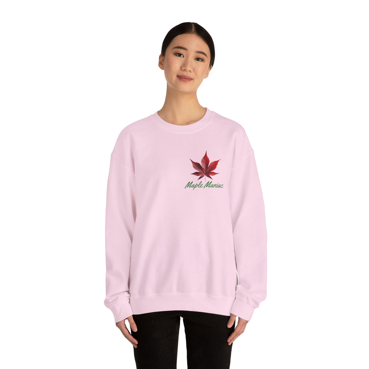 Maple Ridge Nursery/Maple Maniac Crewneck Sweatshirt - Maple Ridge Nursery